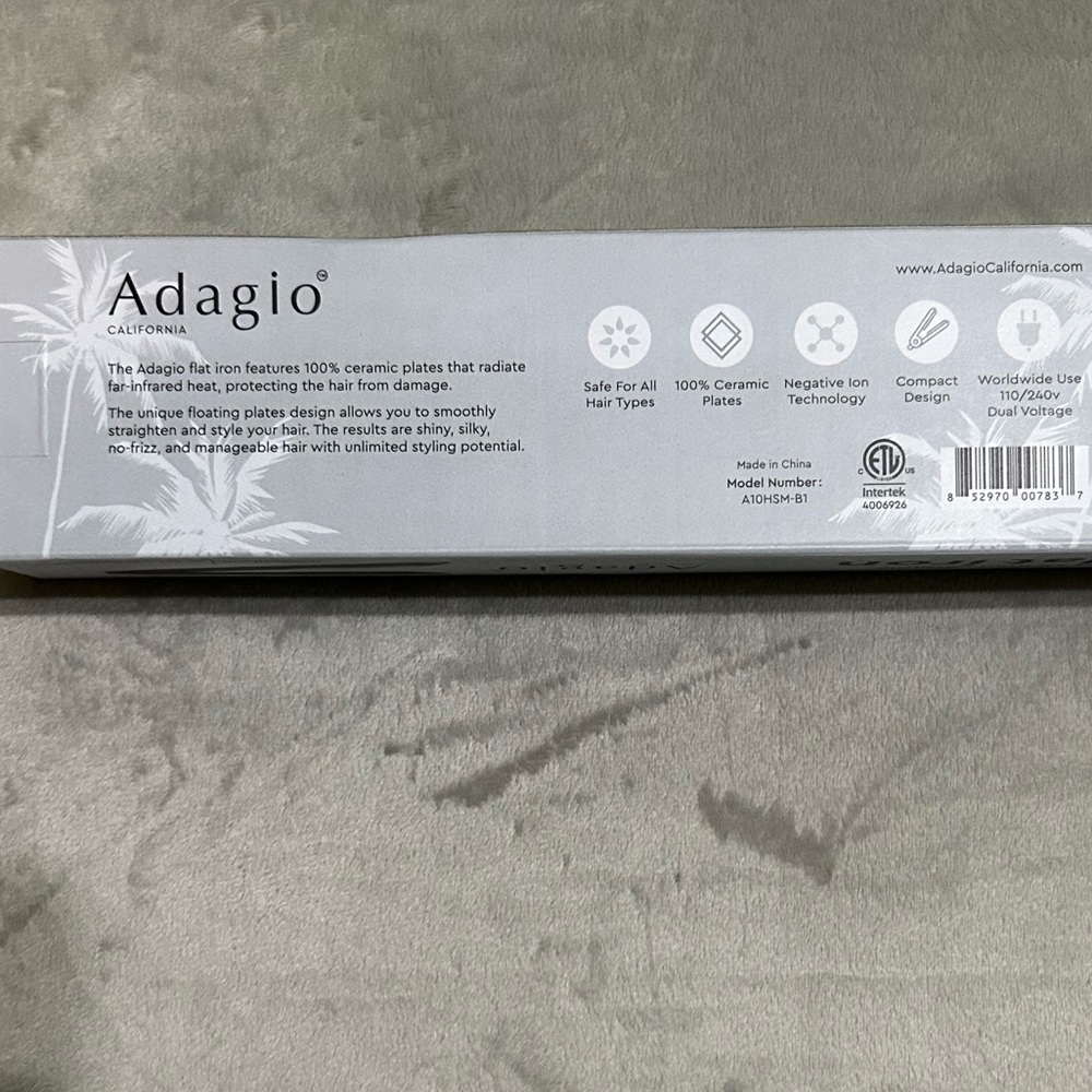 Adagio flat iron NIB - Picture 2 of 2